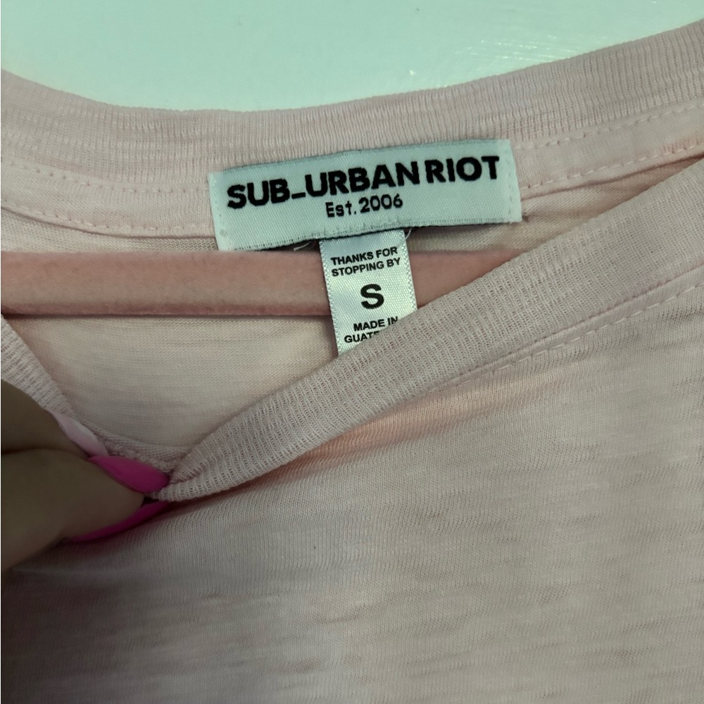 Sub_Urban Riot Blush Tee - Picture 2 of 4